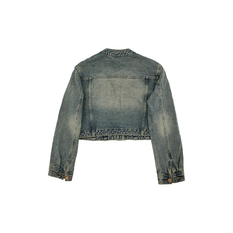 E.D.X Denim Jacket Women's Vintage Blue-1