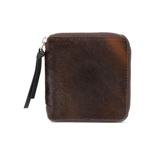 DRIES VAN NOTEN Square Zip Leather Wallet