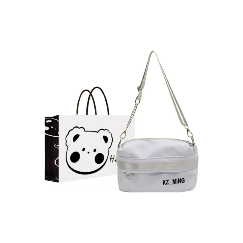 NX DOUGHNUT Fabric Shoulder Bag, Crossbody Bag Regular Women's Black/Light Yellow/Light Blue/Lake Blue/Pink-15