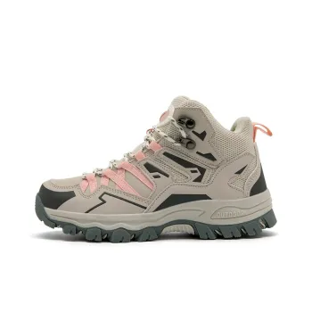 OUWENHEIMANBA Coverage Support Wear-Resistant Lightweight Slip-Resistant Mid-Top Hiking Shoes/Trekking Shoes Women's