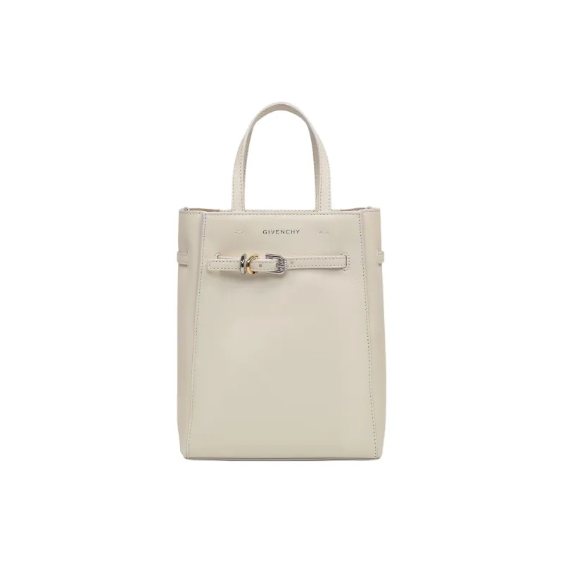 GIVENCHY Voyou Calfskin Tote Bag, Shopping Bag, Handbag Mini Women's Ivory-0