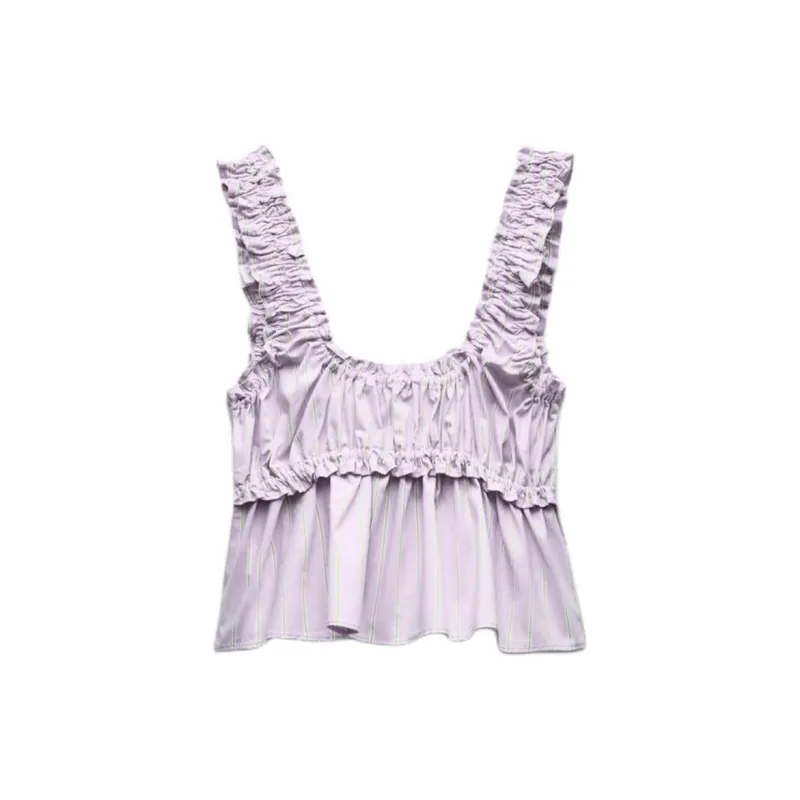 ZARA Camisoles Women's Purple-1