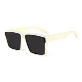Ecru Frame with Black Gray Lens Polarized