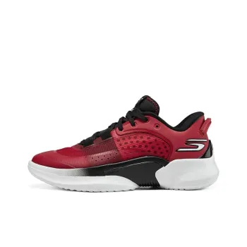 Skechers MEN'S GO Cushioning Rebound Low-Top Basketball Shoes Men's Red Black