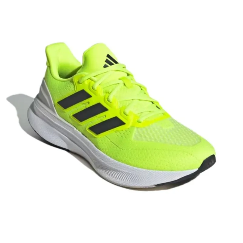 Adidas ULTRARUN 5 Anti Slip Wear Resistant Low Top Running Shoes Men's Neon Yellow-2