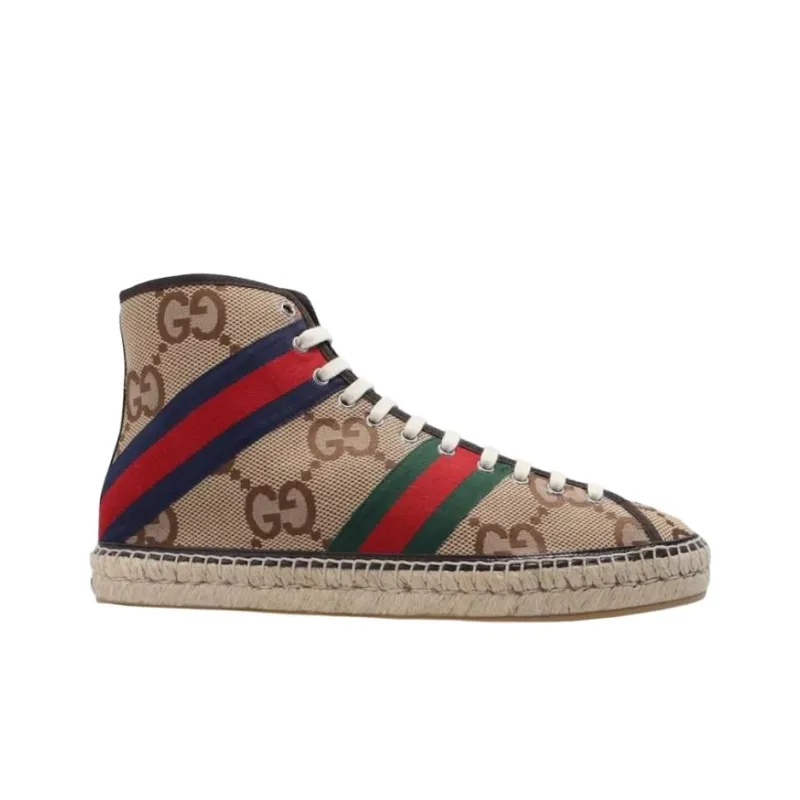 GUCCI Stylish Skateboarding Shoes Men's Beige-1