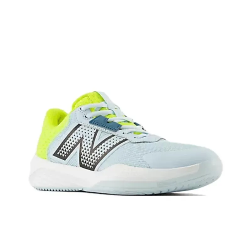 New Balance 696v6 Quarry Blue Firefly Women's-3
