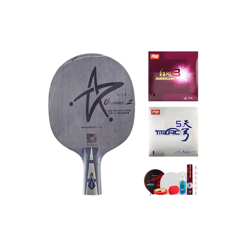 YINHE Ping Pong Paddles Unisex All Wood-21