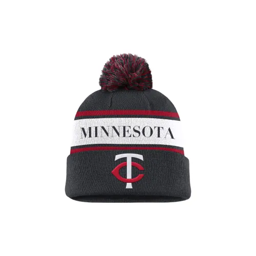 Nike Minnesota Twins Team Stripe Peak Men's Nike Mlb Cuffed Pom Beanie