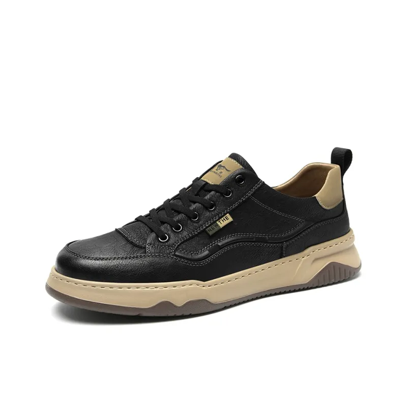 SEPTWOLVES Height-Enhancing Wear-Resistant Lightweight Low-Top Skateboard Shoes Men's-9