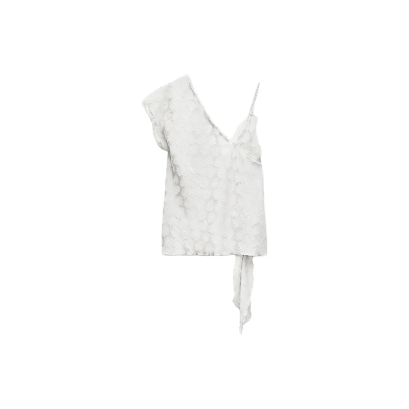 ZARA ZW Series Tank Tops Women's White-1