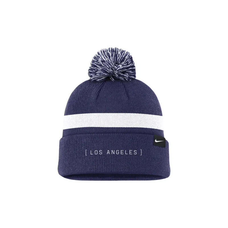 Nike Los Angeles Dodgers Hometown Peak Men's Nike Mlb Cuffed Pom Beanie-1