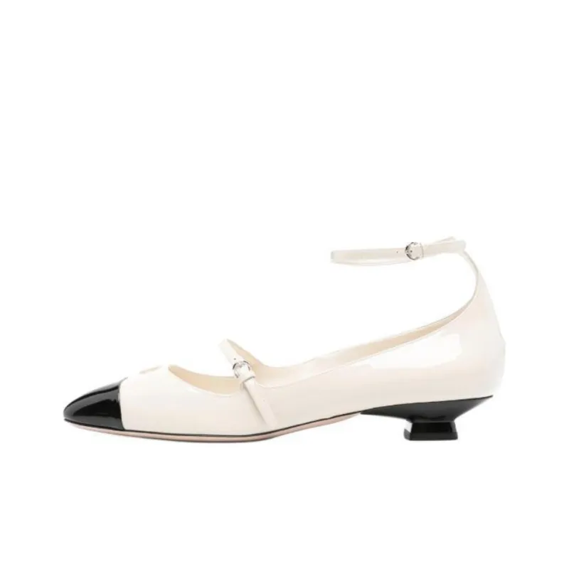 MIU MIU Mary Jane Shoes Women's Beige-0