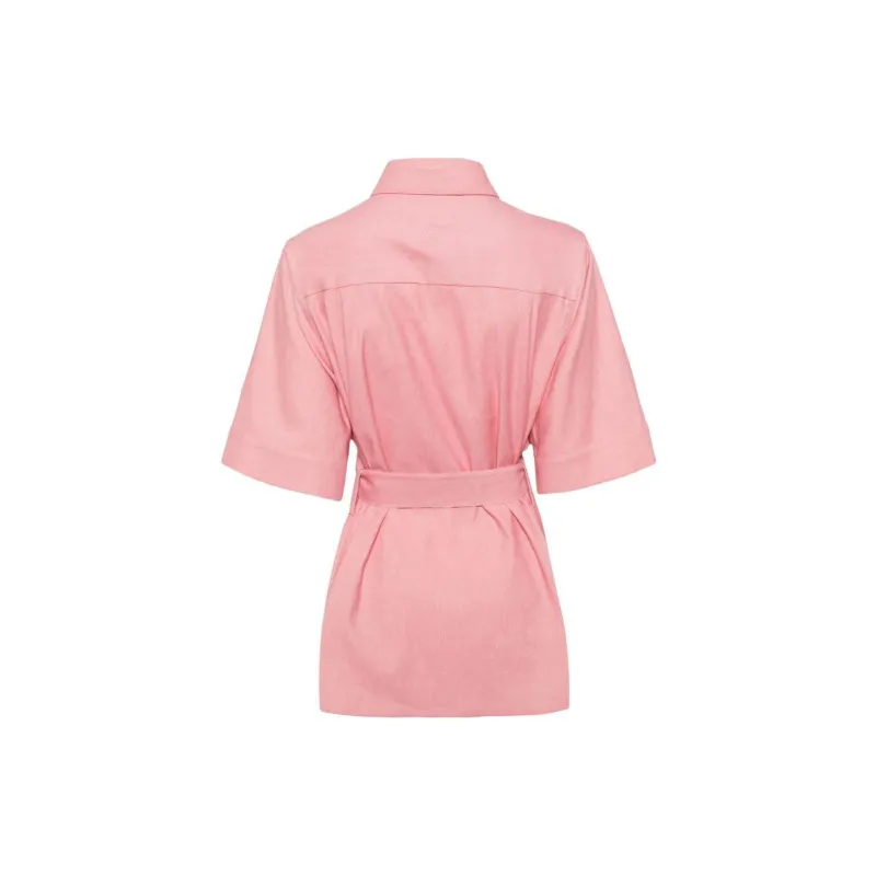 ELIE SAAB Gabardine Shirt Dress-1