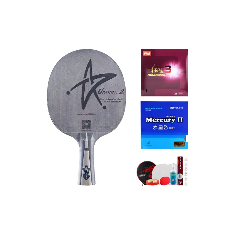 YINHE Ping Pong Paddles Unisex All Wood-16