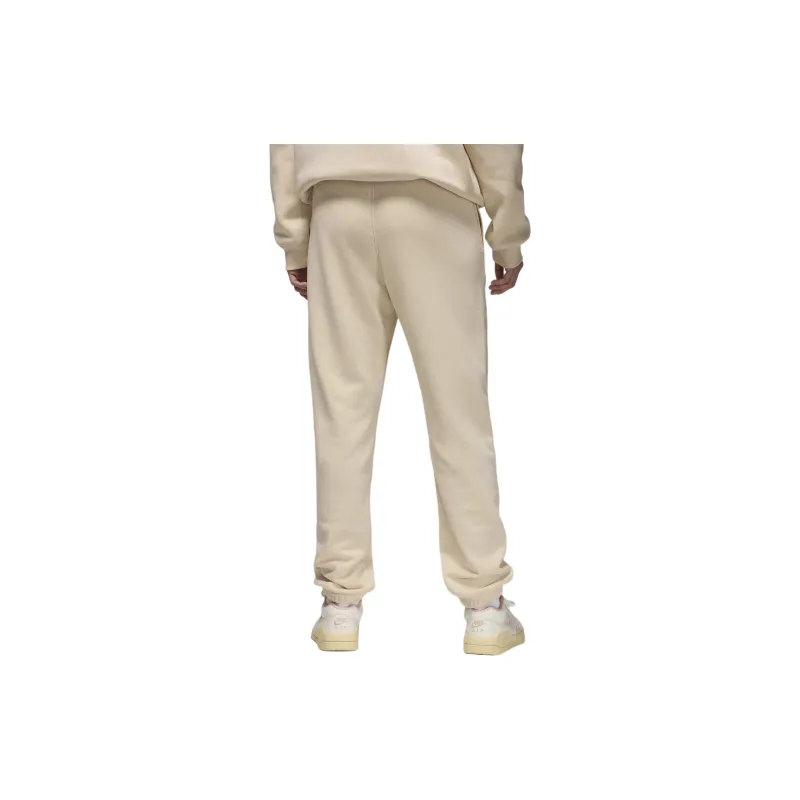 Jordan Jordan Brooklyn Fleece French Terry Knitted Sports Pants Women's Illustration Light Brown/White-1