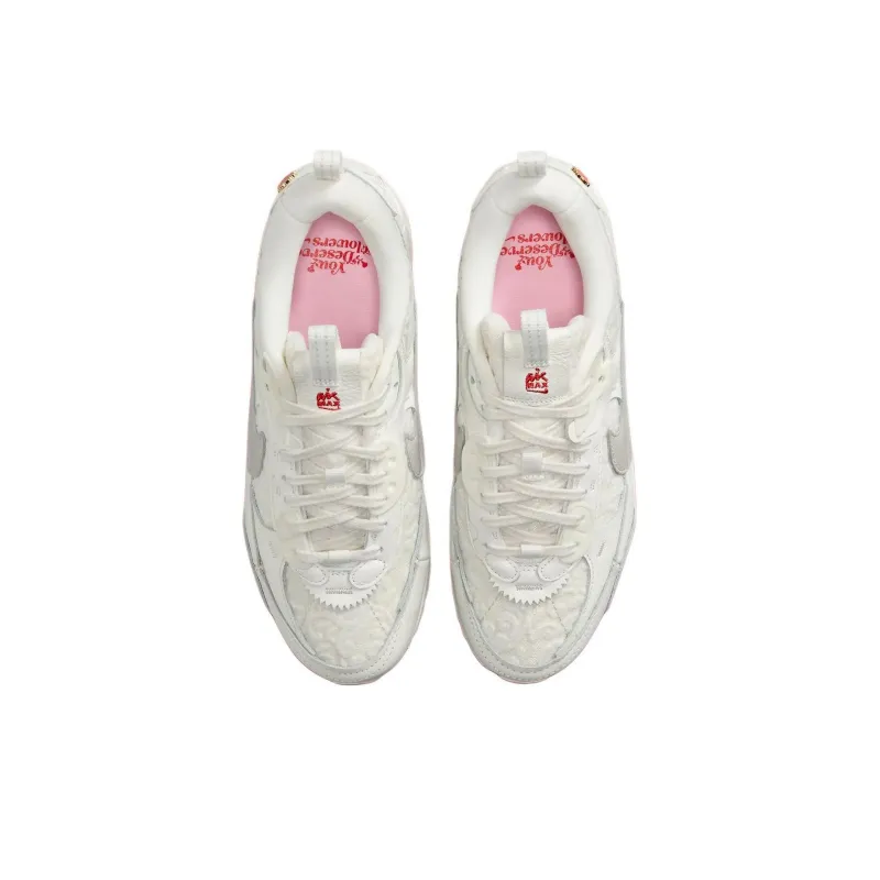 Nike Air Max 90 Futura Slip Resistant Low Top Skateboard Shoes Men's White Gray-2