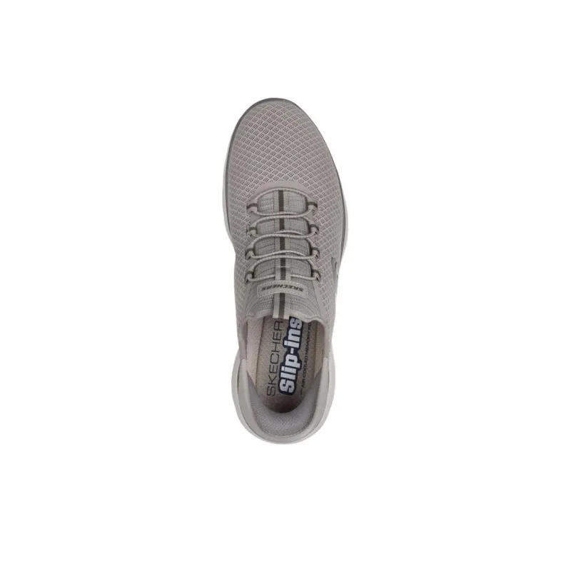 Skechers Summits Non slip Lightweight Low Top Casual Shoes Men's Taupe-3