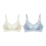 Cream White+Mo Blue Gray