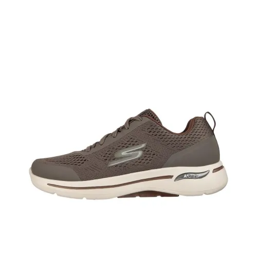 Skechers GOWALK Casual Shoes Men Low-Top Taupe