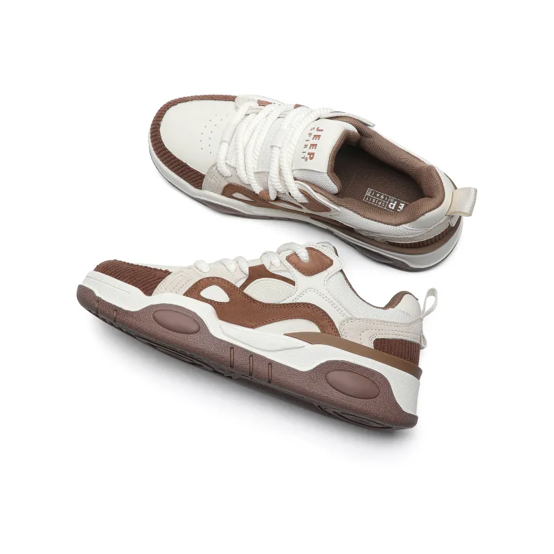 JEEP SPIRIT Skateboard Shoes Men Low Top Rusty Red-3