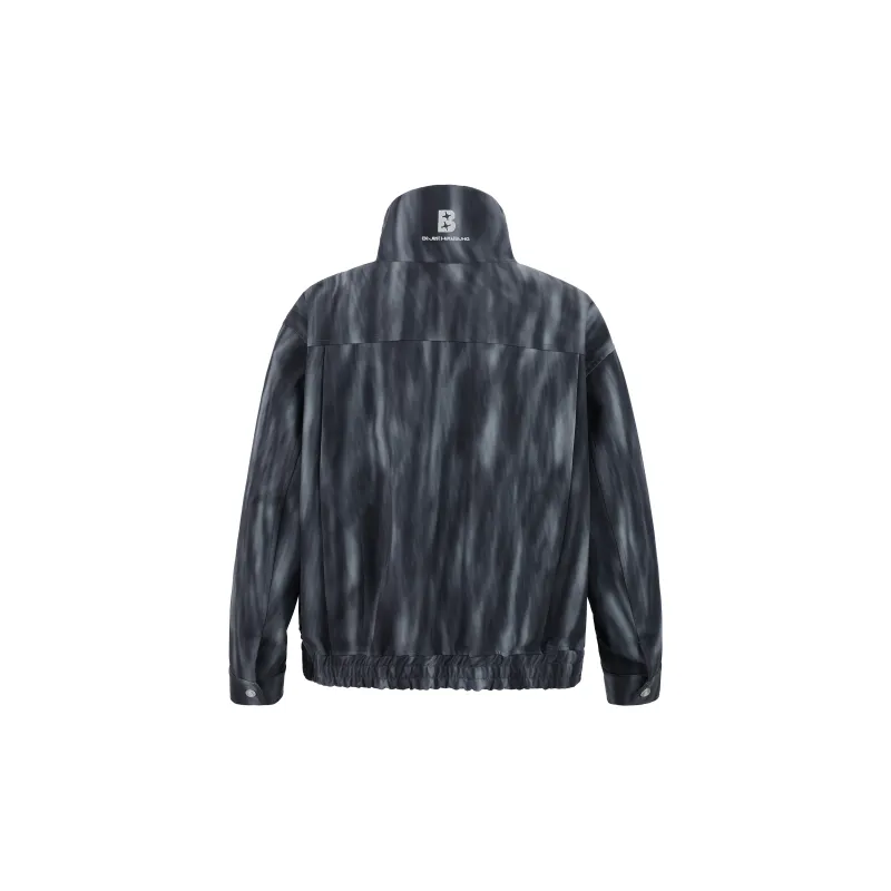 BJHG Jackets Unisex Tie Dye Heather Gray-1