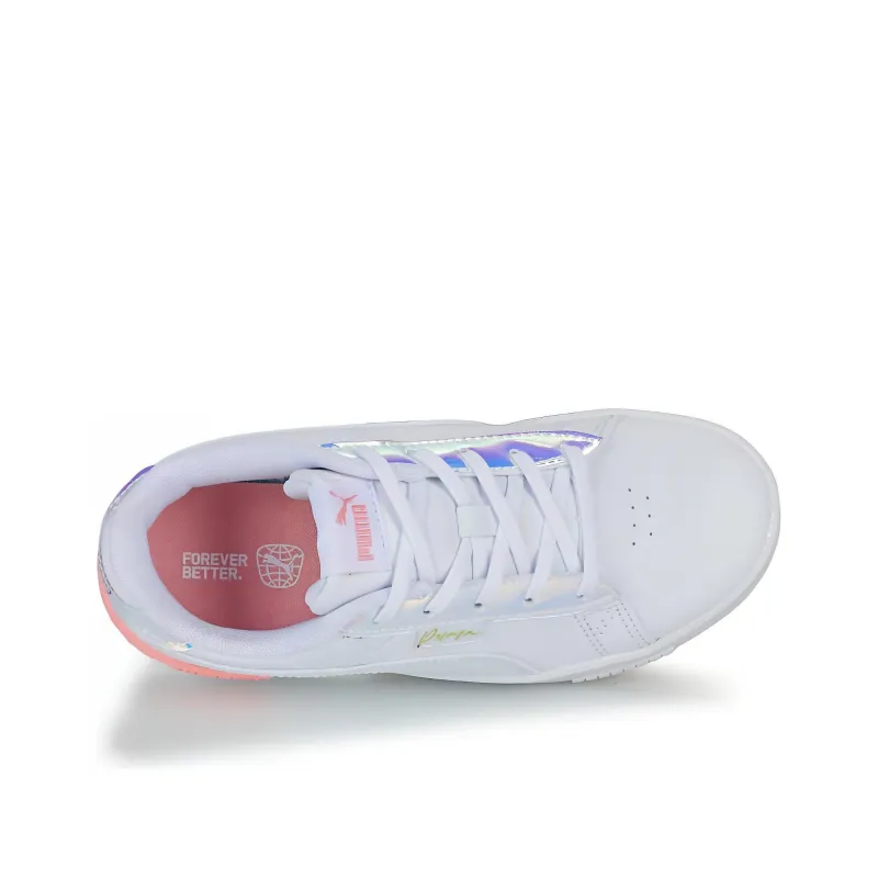 PUMA Jada Renew Better Durable Breathable Low Top Kids' Skateboarding Shoes White Children Aged 3 7 Years Old-4