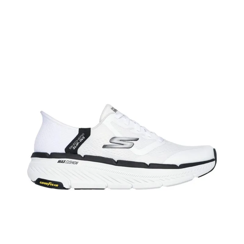 Skechers Max Cushioning Premier 2.0 Anti Slip Wear Resistant Low Top Running Shoes Men's White Black-2