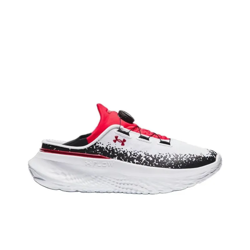 Under Armour SlipSpeed Non slip Support Low Top Casual Running Shoes Unisex White Red-1
