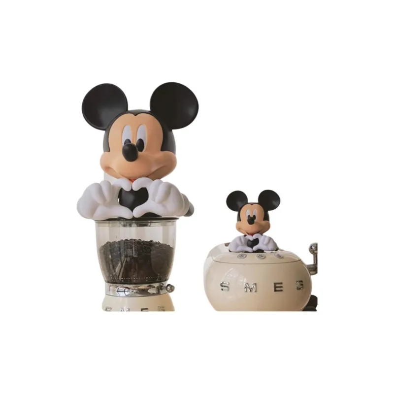 Disney Mickey Mouse Minnie Mouse Heart Half Bust Statue Chibi Figures 9.4cm-1