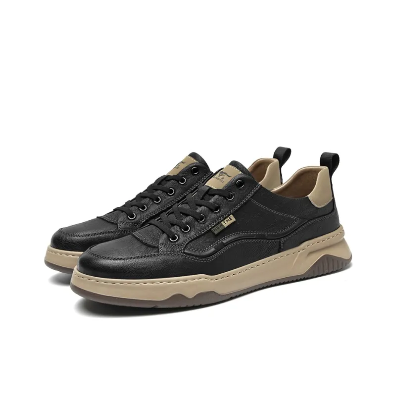 SEPTWOLVES Height-Enhancing Wear-Resistant Lightweight Low-Top Skateboard Shoes Men's-8