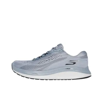 Skechers GO Run Persistence Anti-Slip Wear-Resistant Low-Top Casual Running Shoes Men's Silver Gray