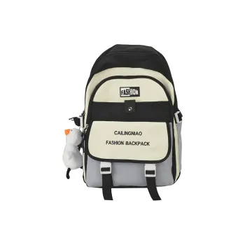 Venerable Brahma Nylon Fabric Backpack Women's Black/Pink/Light Purple/Violet/Blue