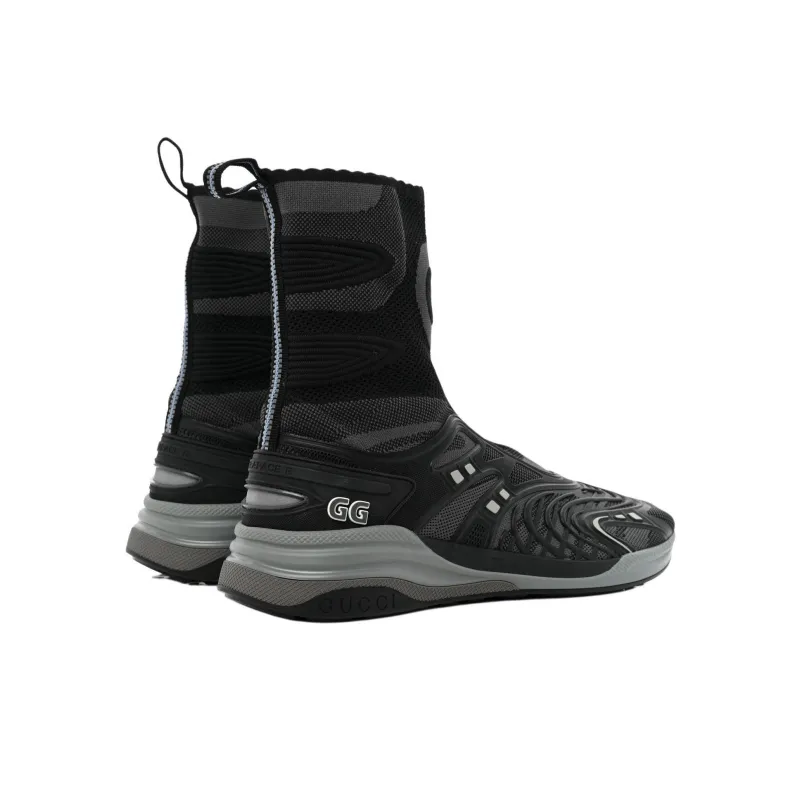 GUCCI Ultrapace R Mid 'Black Grey'-5