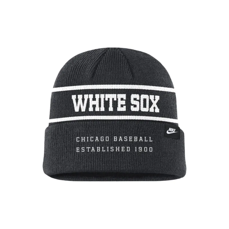Nike Chicago White Sox Rewind Terra Men's Nike Mlb Cuffed Beanie-1