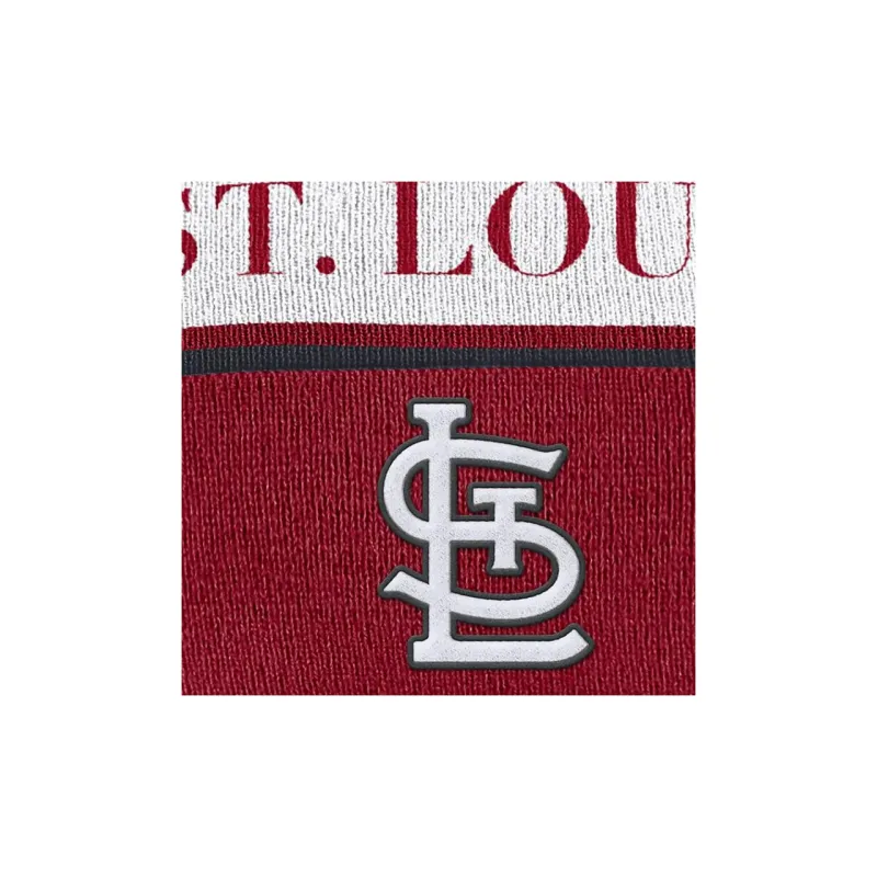 Nike St. Louis Cardinals Team Stripe Peak Men's Nike Mlb Cuffed Pom Beanie-2