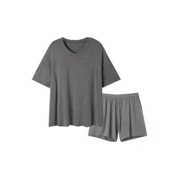OUSHIBO Pajama Set Women's Dark Gray