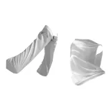 [Light Gray]Sun Protection Mask+Same Style Cooling Arm Sleeves