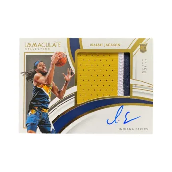 PANINI Isiah Jackson Rising Stars Star Card RPA Autograph Card Sports Cards 1 Pc