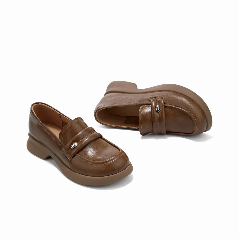 KEKAFU Loafers Women's Beige/Black/Brown-21