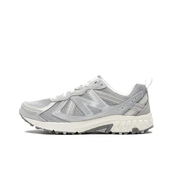 New Balance NB 410 Anti Slip Wear Resistant Low Top Casual Running Shoes Unisex Silver Gray