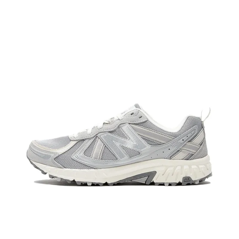 New Balance NB 410 Anti Slip Wear Resistant Low Top Casual Running Shoes Unisex Silver Gray-0