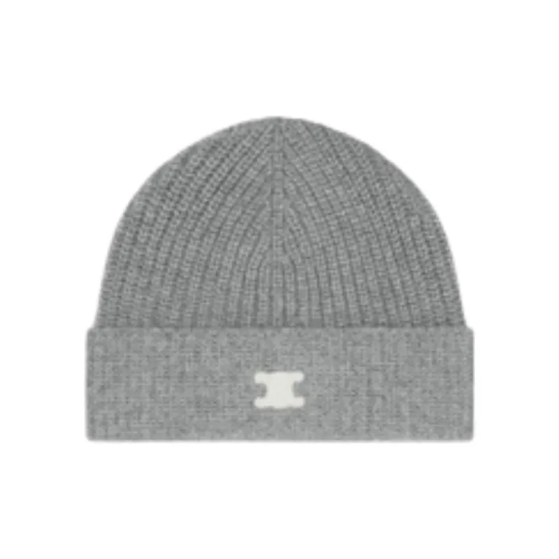 CELINE Triomphe Beanie In Heritage Cashmere-0