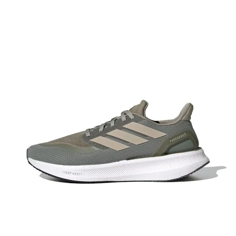 Adidas Pureboost 5 Silver Pebble Wonder Beige Olive Strata-0