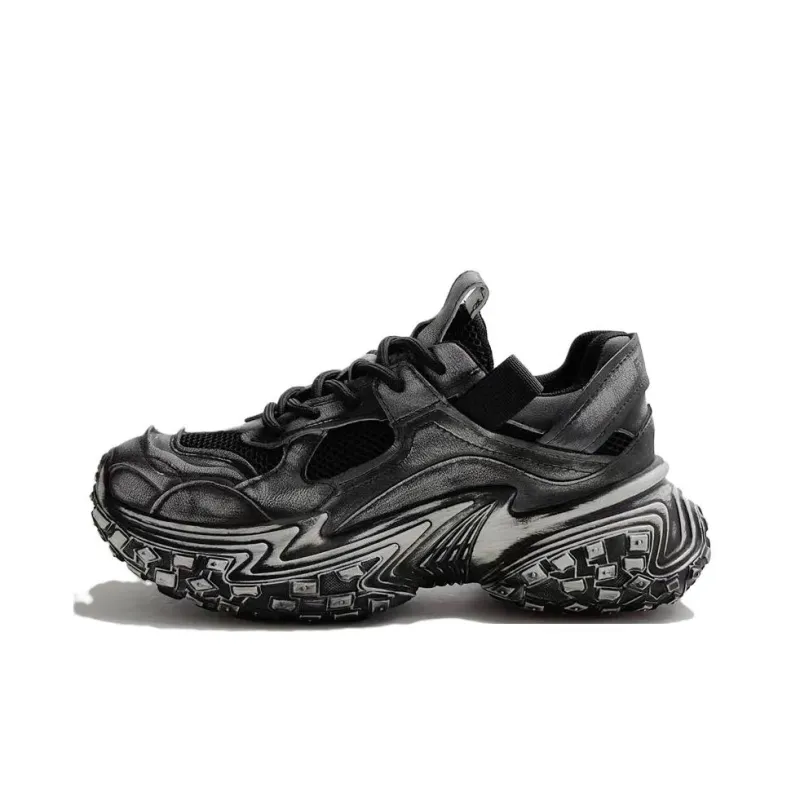 Topland Height Increasing Low Top Chunky Sneakers Men's-0
