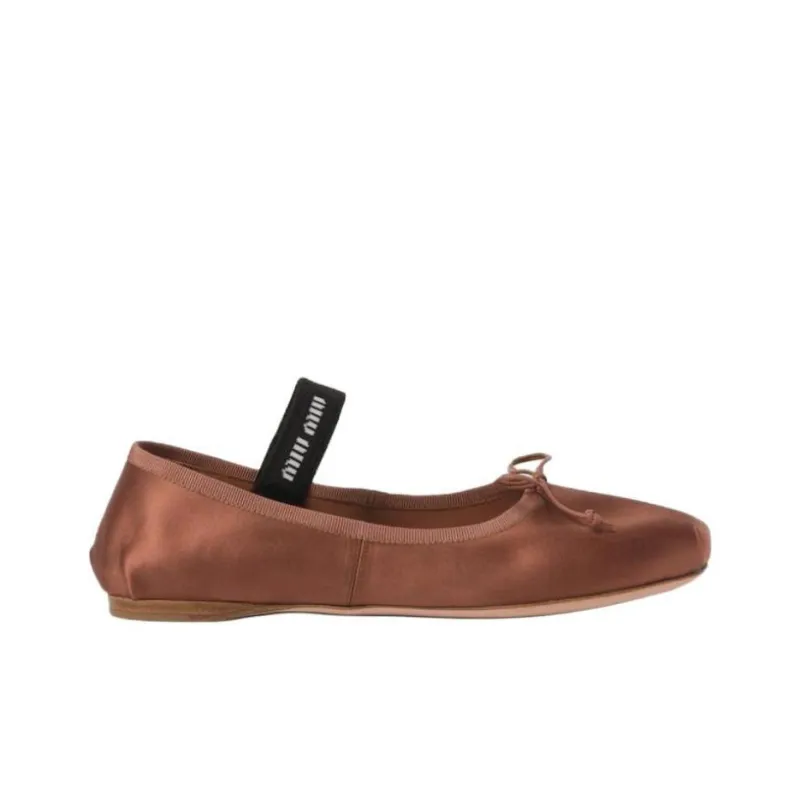 MIU MIU Casual Single Shoes Women's Brown-1
