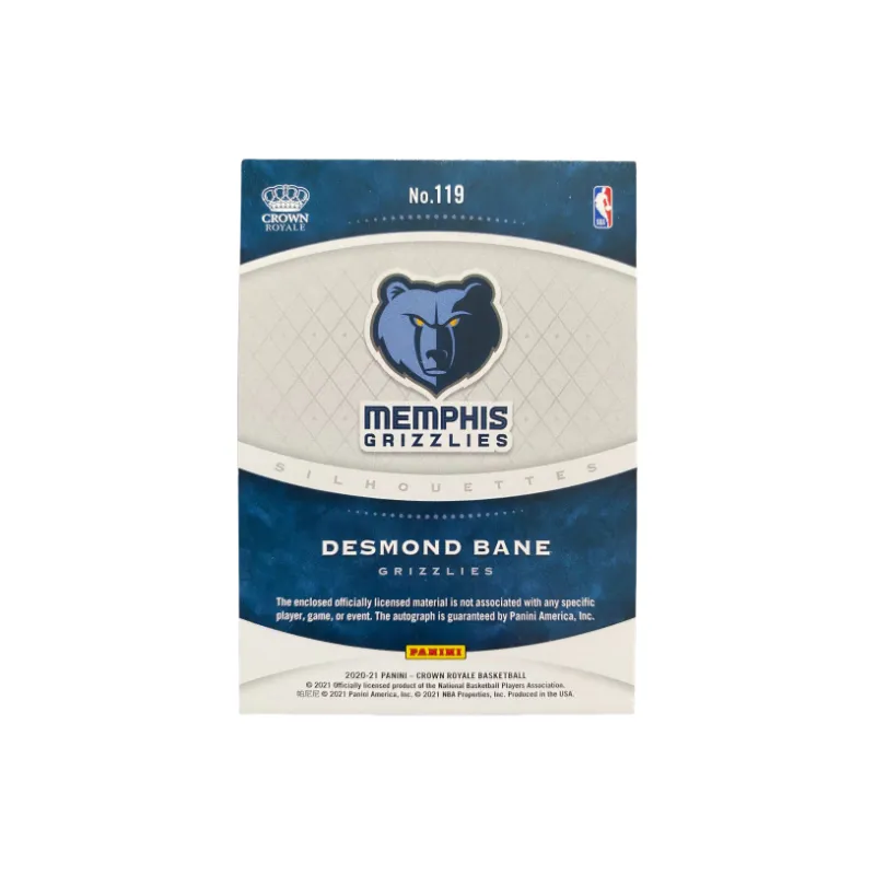PANINI Desmond Bain Basketball Card Rising Stars Autographed Jersey Card Sports Cards 1 Pc-1