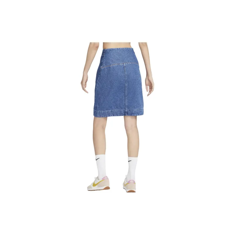 Nike Sportswear Denim Short Skirts Women's Medium Blue-1