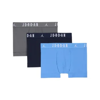 JORDAN Men's Flight Cotton Boxer Briefs 3 Pack