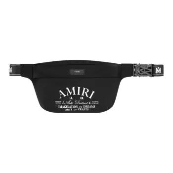 AMIRI Nylon Crossbody Fanny Pack Unisex Black